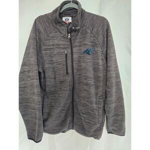 NFL Carolina Panthers‎ Heathered Gray Full Zip Jacket Men's XL